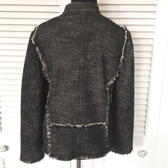 Ann Taylor Tweed Moto Jacket - Picture 6 of 8